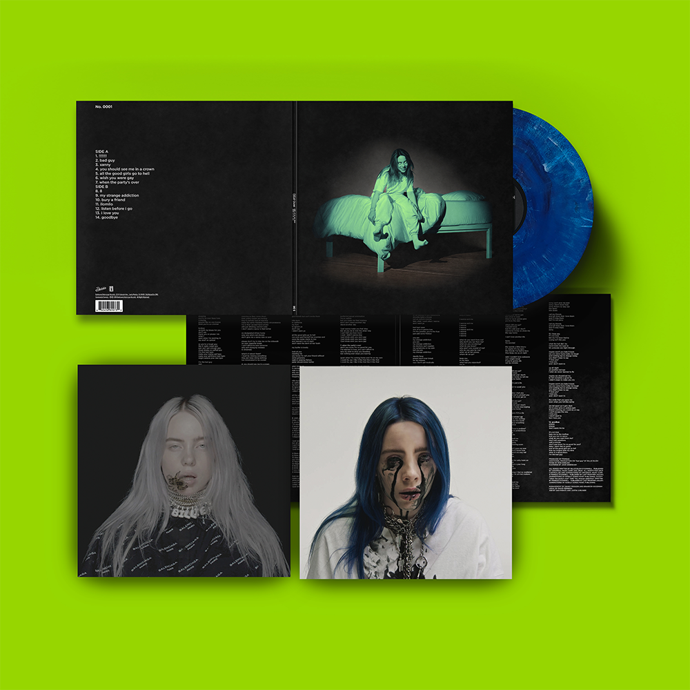 Billie Eilish - “WHEN WE ALL FALL ASLEEP, WHERE DO WE GO?" International Edition Glow in the Dark