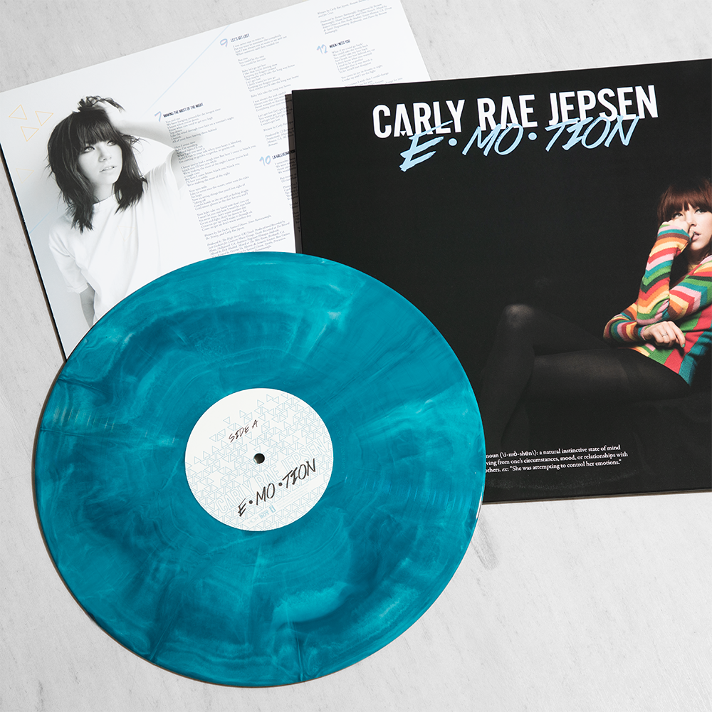 EMOTION - Blue Swirl LP - Interscope Records