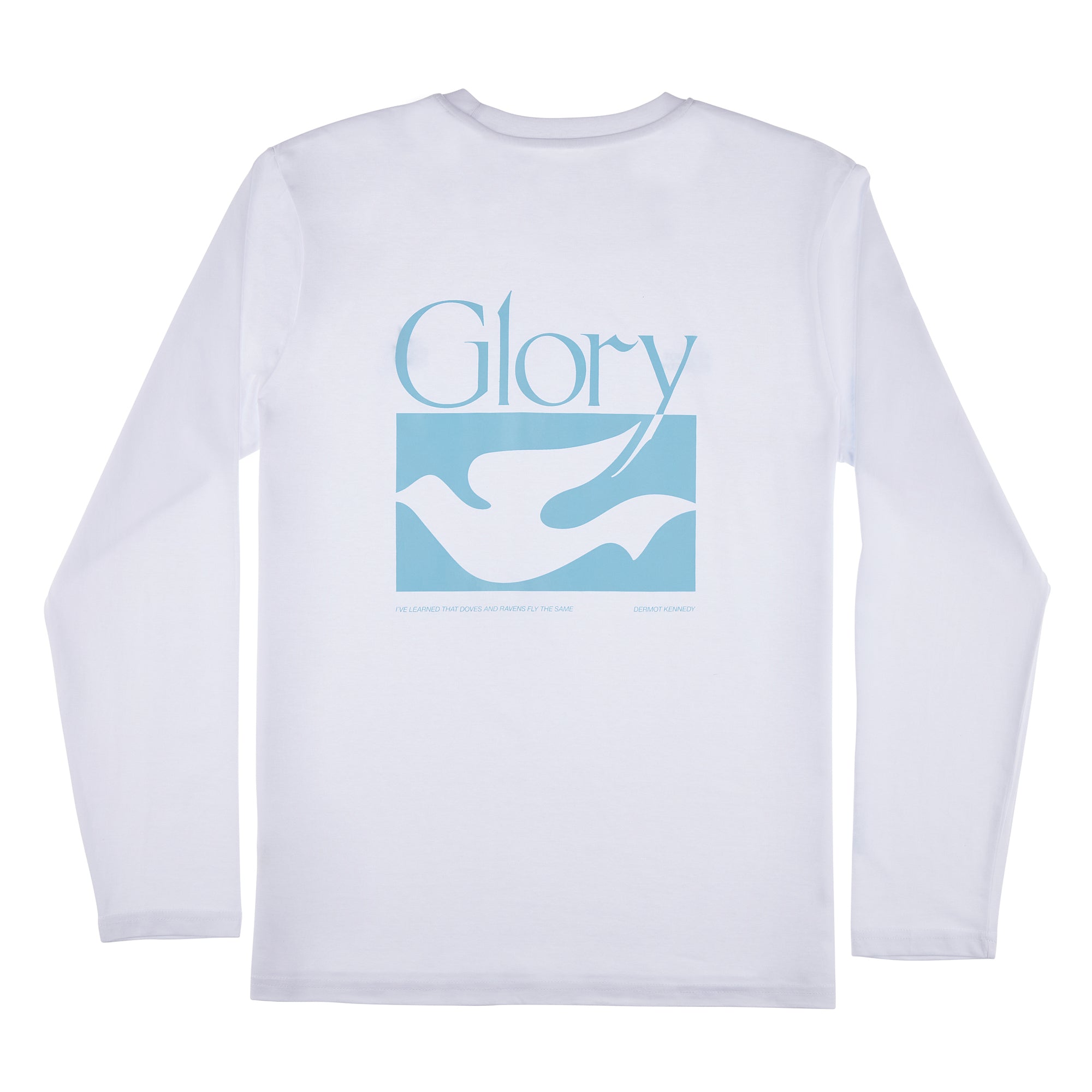 Glory White Longsleeve Tee - Interscope Records