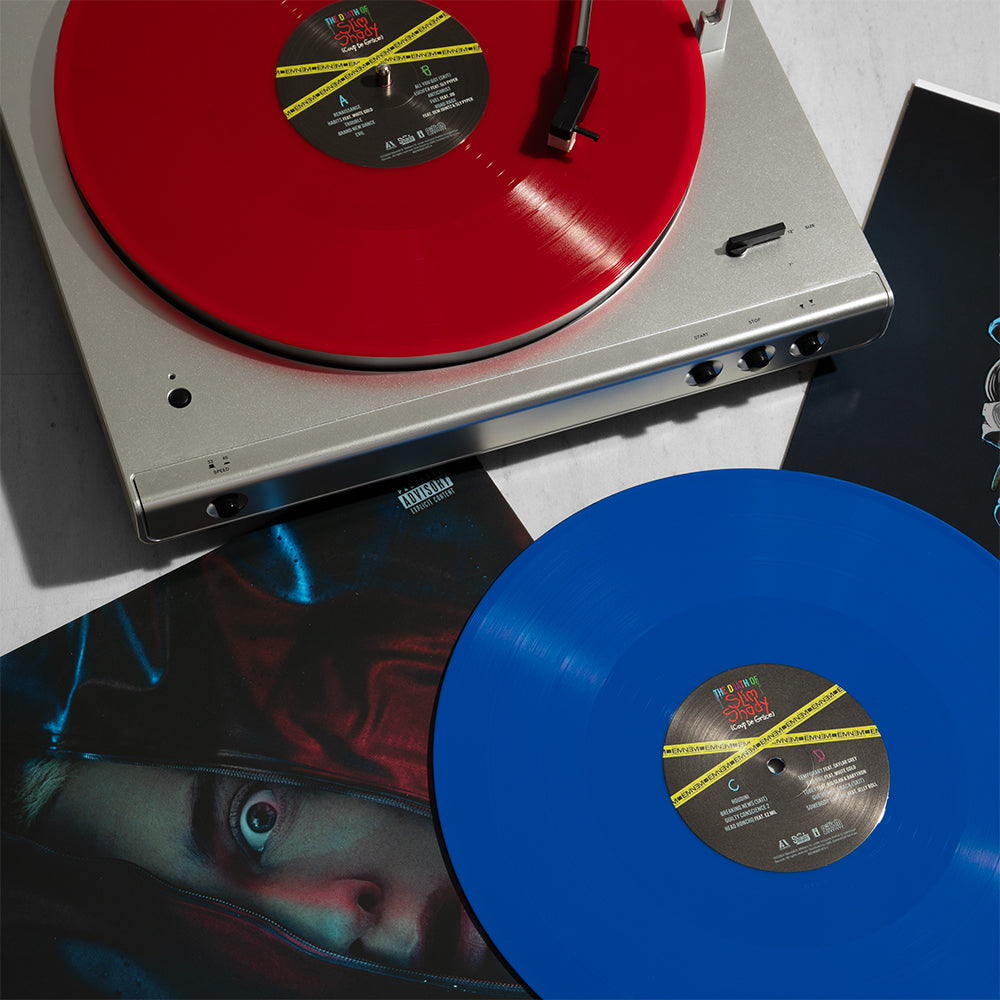The Death of Slim Shady (Coup de Grâce) Standard Red & Blue Opaque Vinyl 2LP