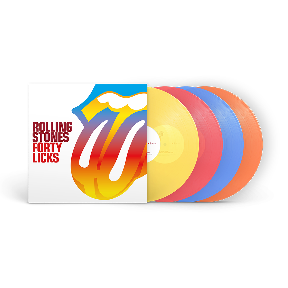 【LP4枚組】ROLLING STONES FORTY LICKS Forty Licks - 180G Color 4LP Vinyl - Interscope Records