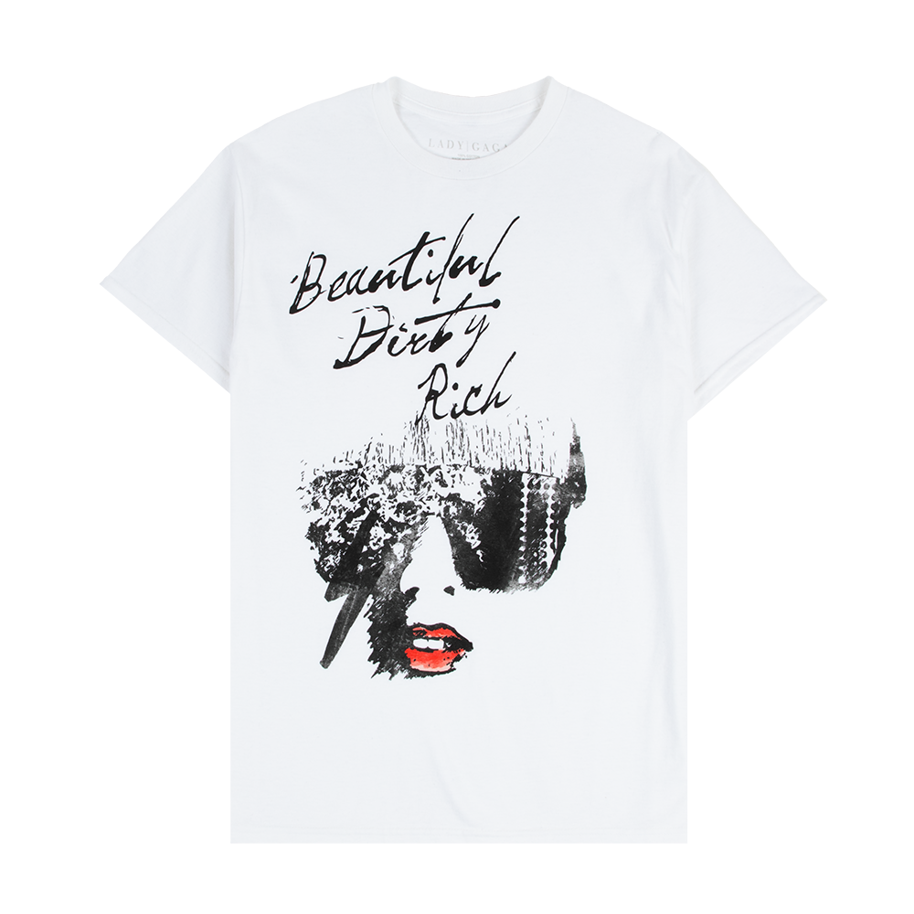 Lady Gaga - Dirty Rich Oversized Tee - Interscope Records