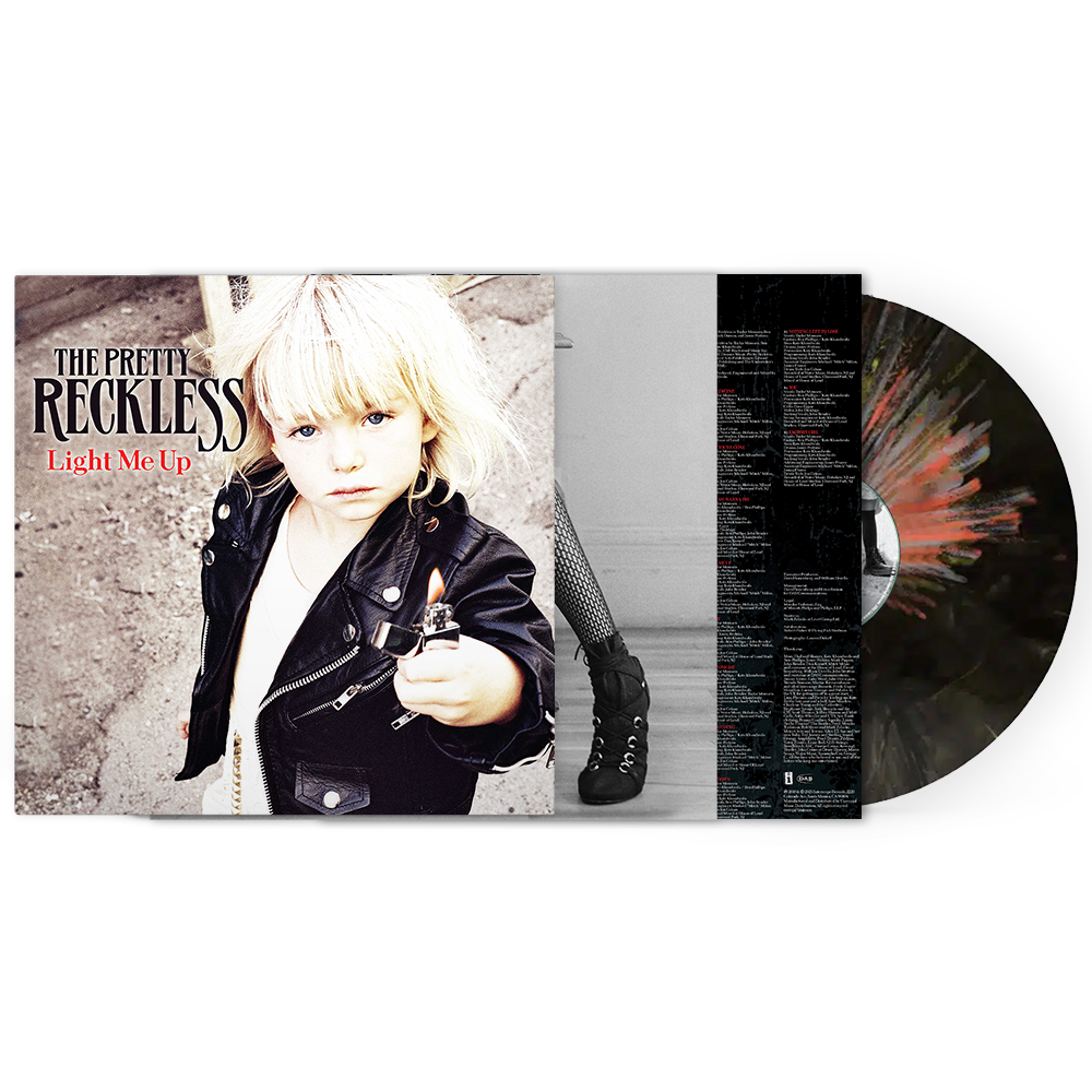 Light Me Up Black Marble With Splatter Vinyl