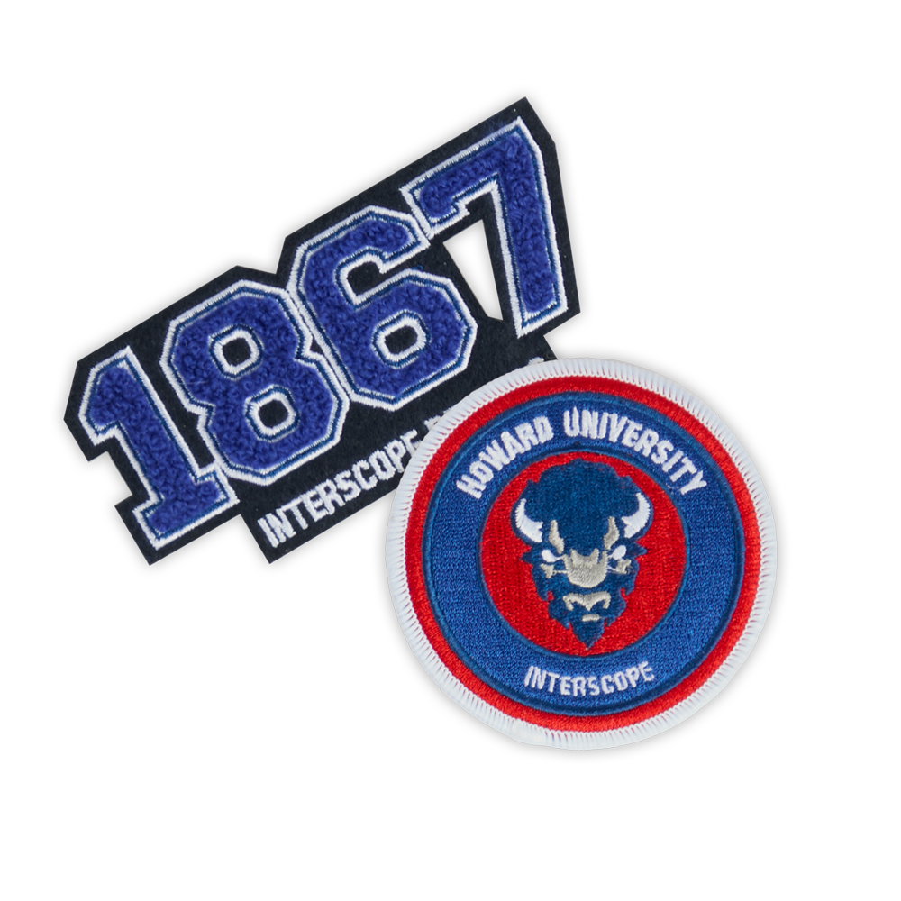 Howard University Patches 2-Pack