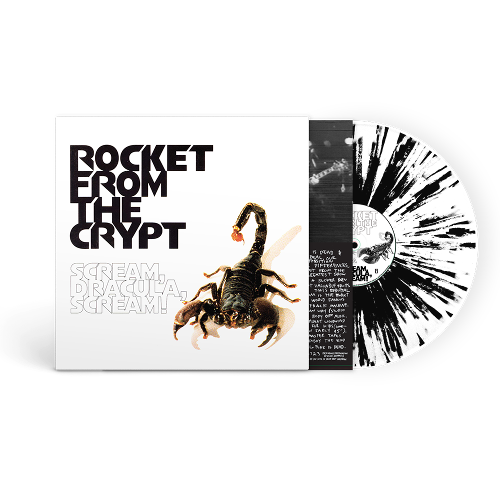 洋楽 ROCKET FROM THE CRYPT SCREAM, DRACULA Scream, Dracula, Scream! - Black Splatter on Clear 1LP