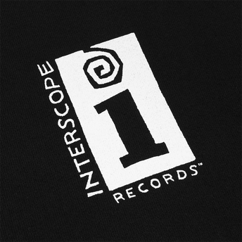 Interscope Logo Hoodie - Black Detail 1