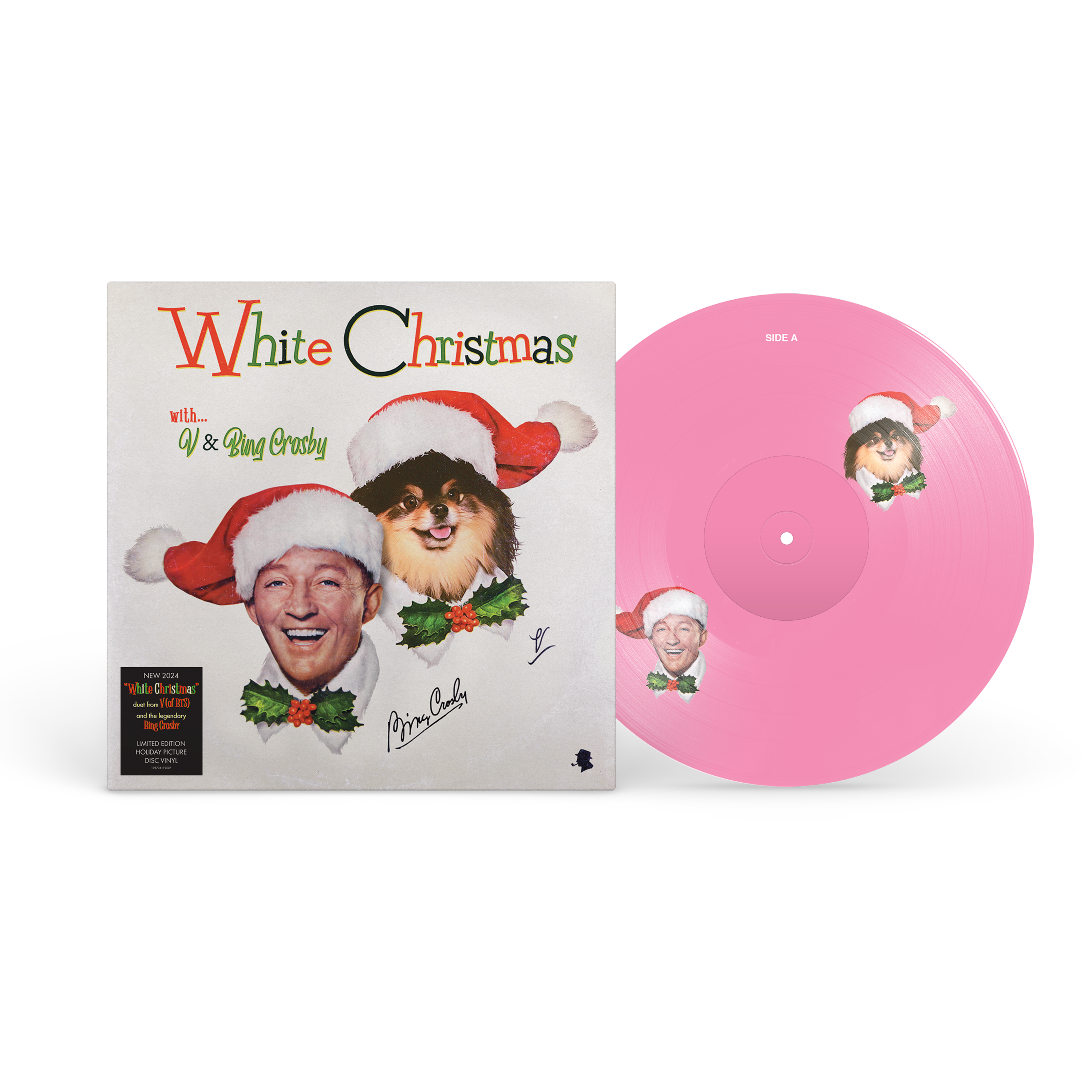 White christmas V Bing ホワイトクリスマス レコード2枚 V x Bing Crosby - White Christmas Picture Disc Vinyl
