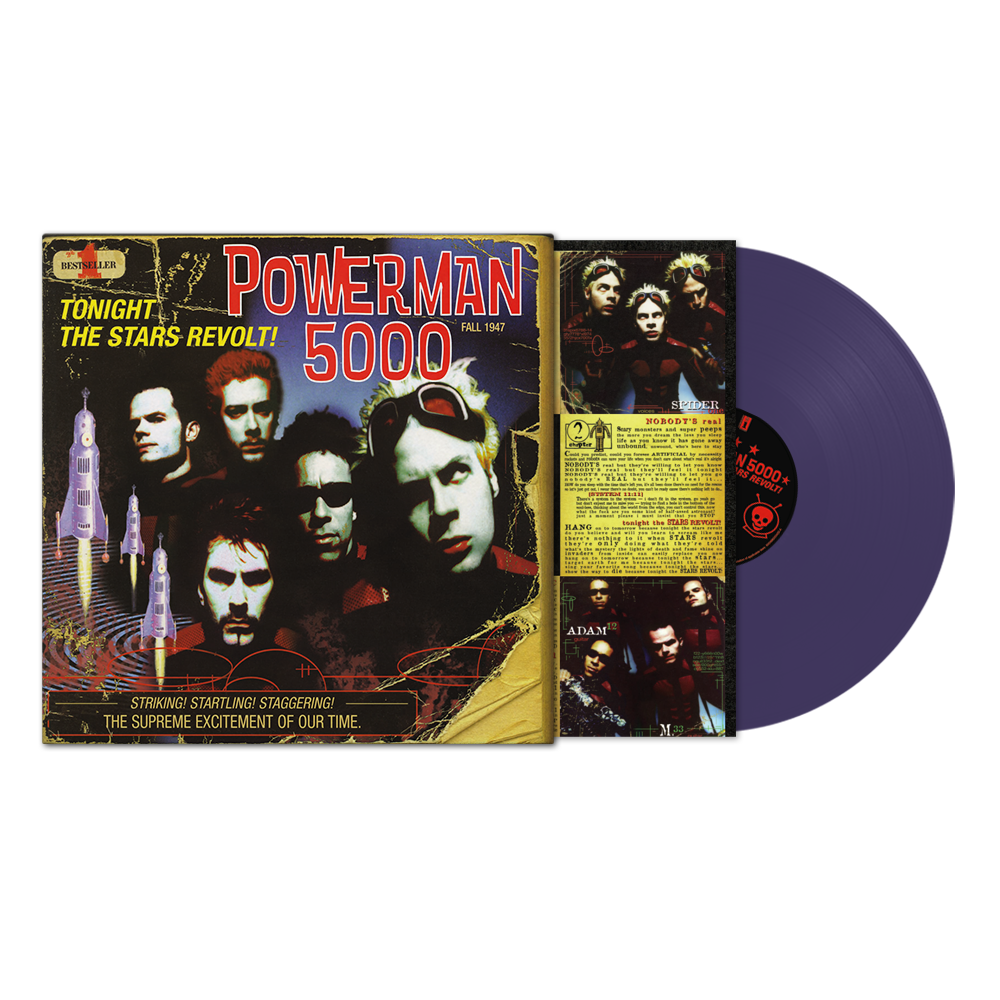 TONIGHT THE STARS REVOLT! - Opaque Indigo Vinyl 1LP - Interscope 