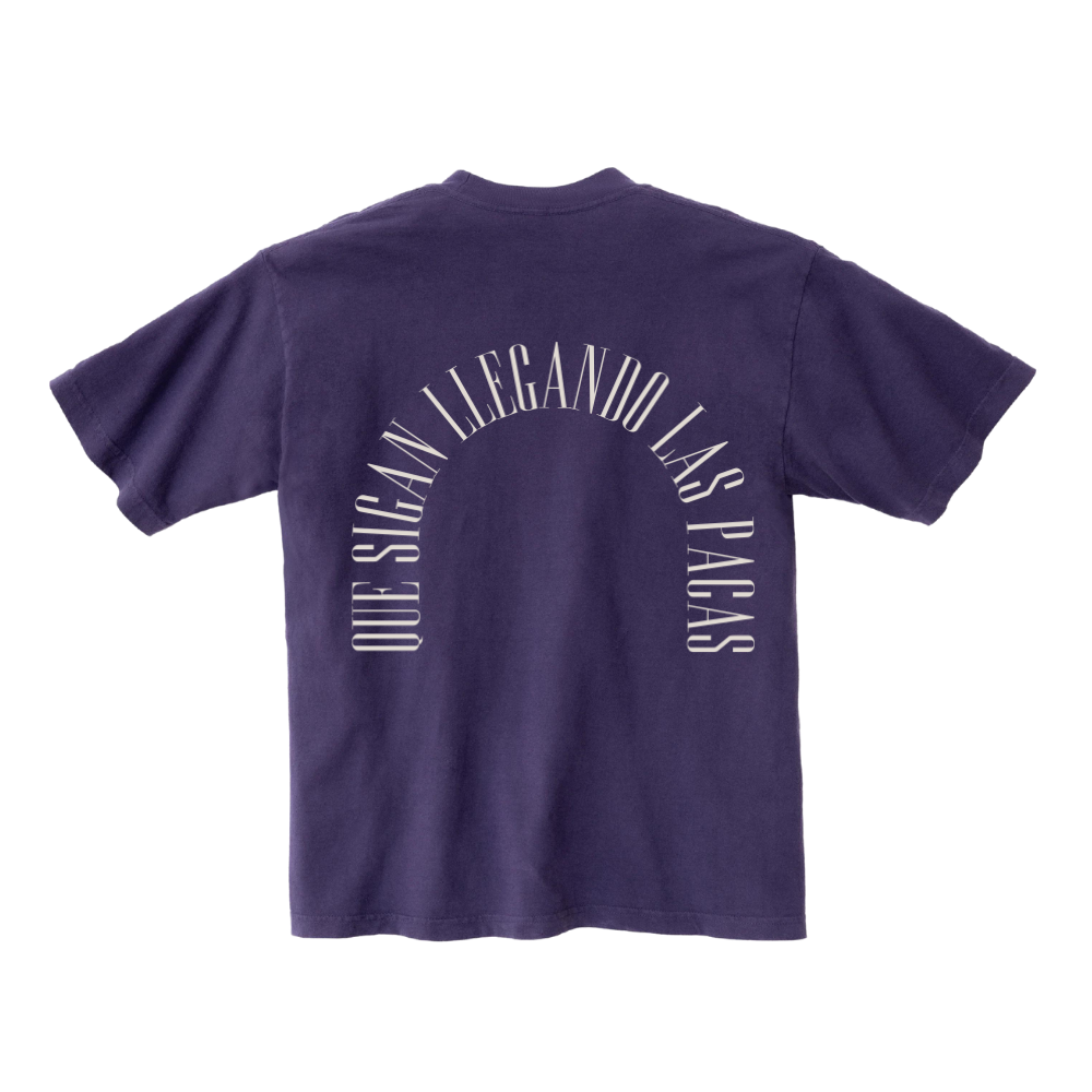 "Que Sigan Llegando Las Pacas" Purple T-Shirt