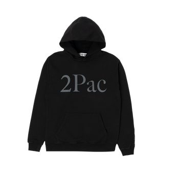 Fragment x 2Pac Black Hoodie Front
