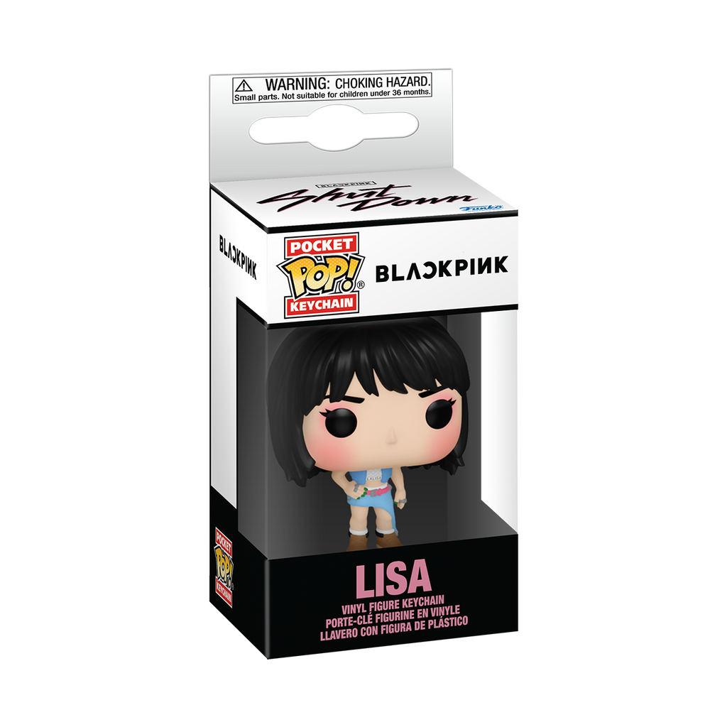 LISA POP! SHUT DOWN KEYCHAIN Front