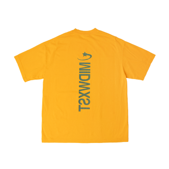 midwxst Yellow Mirror T-Shirt Back