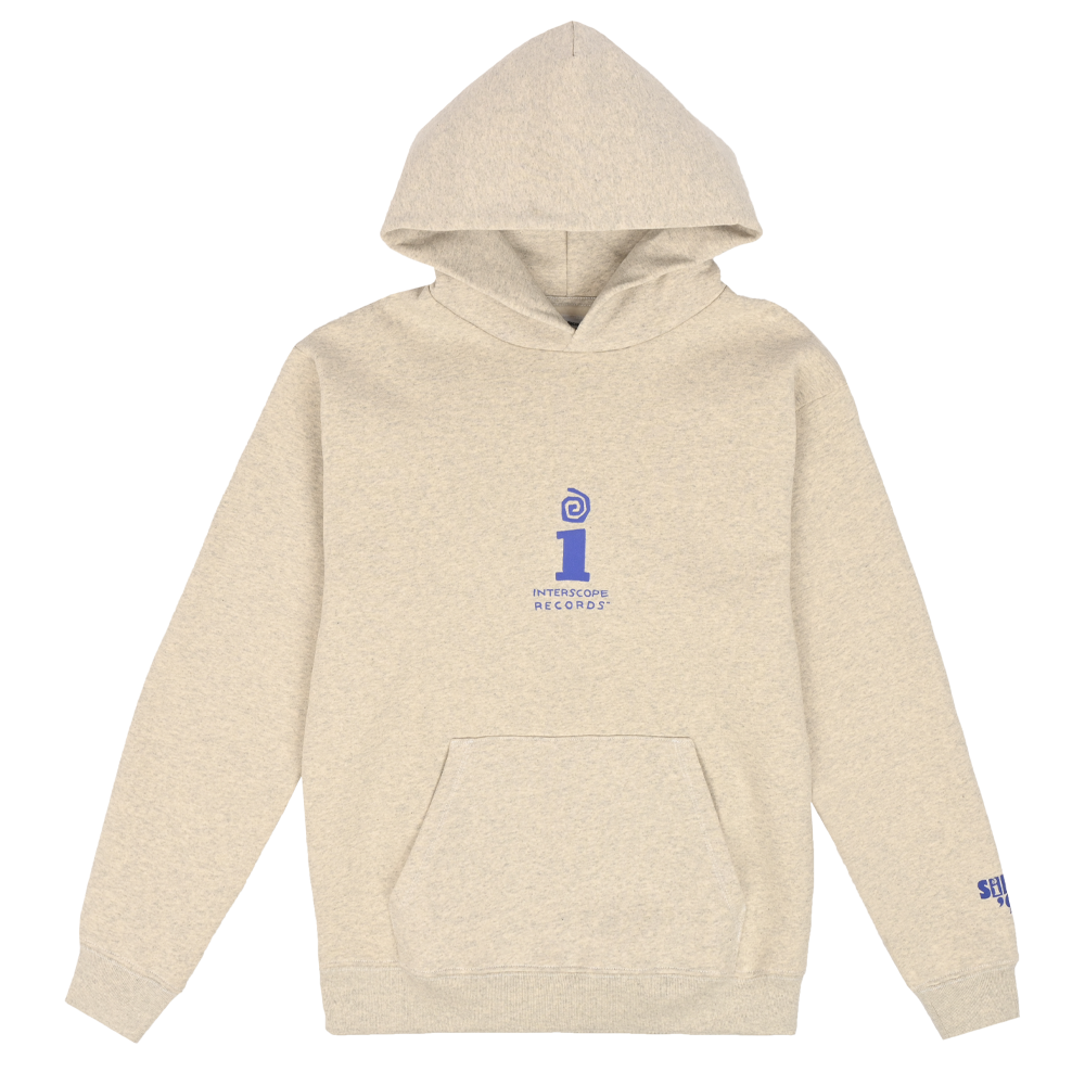 Interscope Hoodie - Grey and Blue - Front