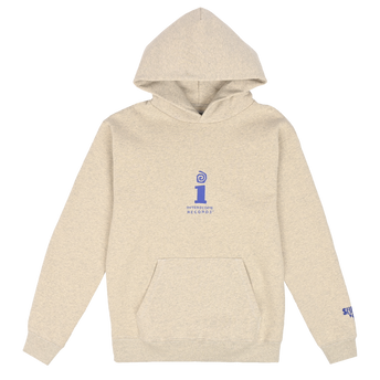 Interscope Hoodie - Grey and Blue - Front