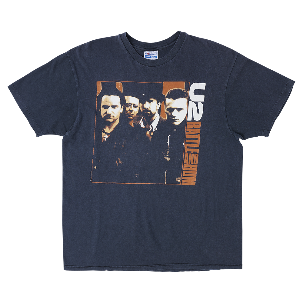 U2 Rattle and Hum Vintage T-Shirt - Interscope Records U2 Rattle and Hum Vintage T-Shirt - Interscope Records