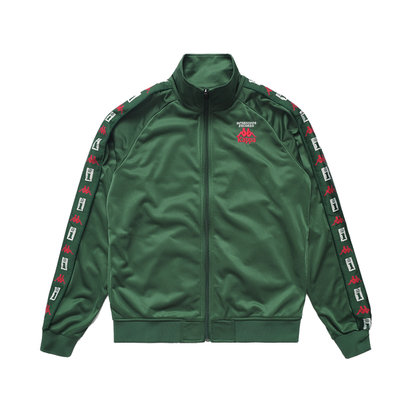 Kappa green track top deals