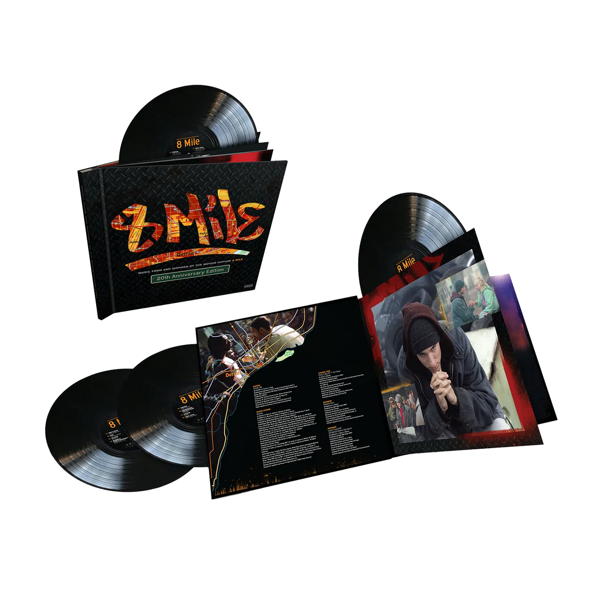 8 Mile 20th Anniversary Edition 4LP Packshot