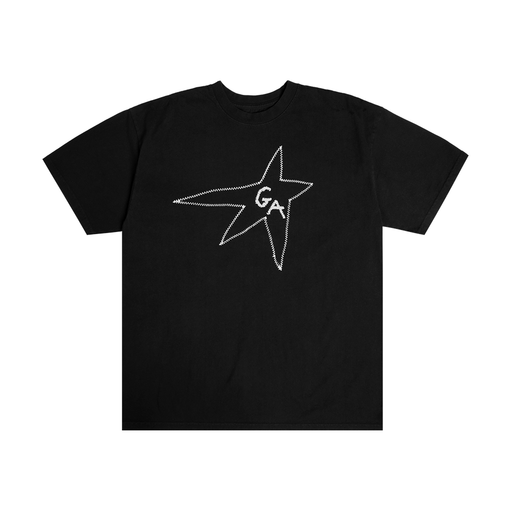 Gracie Abrams Black Star Stitch T-Shirt