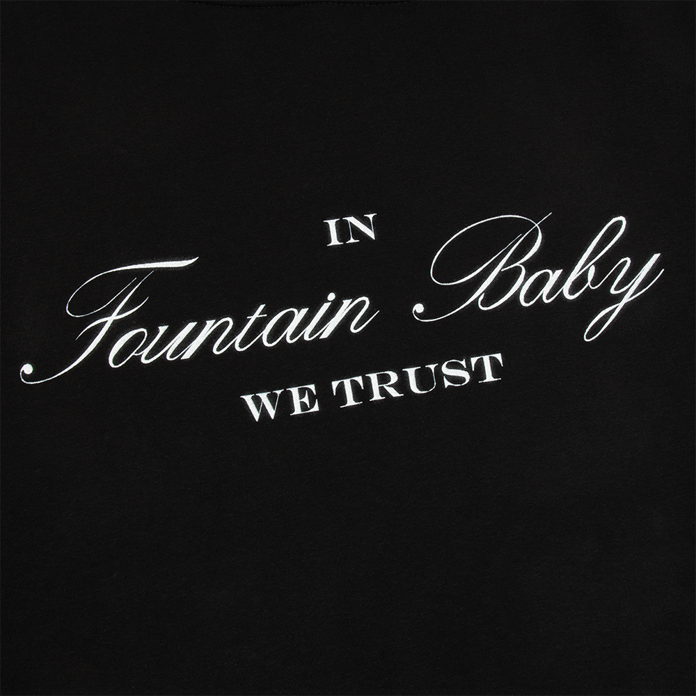 In Fountain Baby We Trust Hoodie detail 2