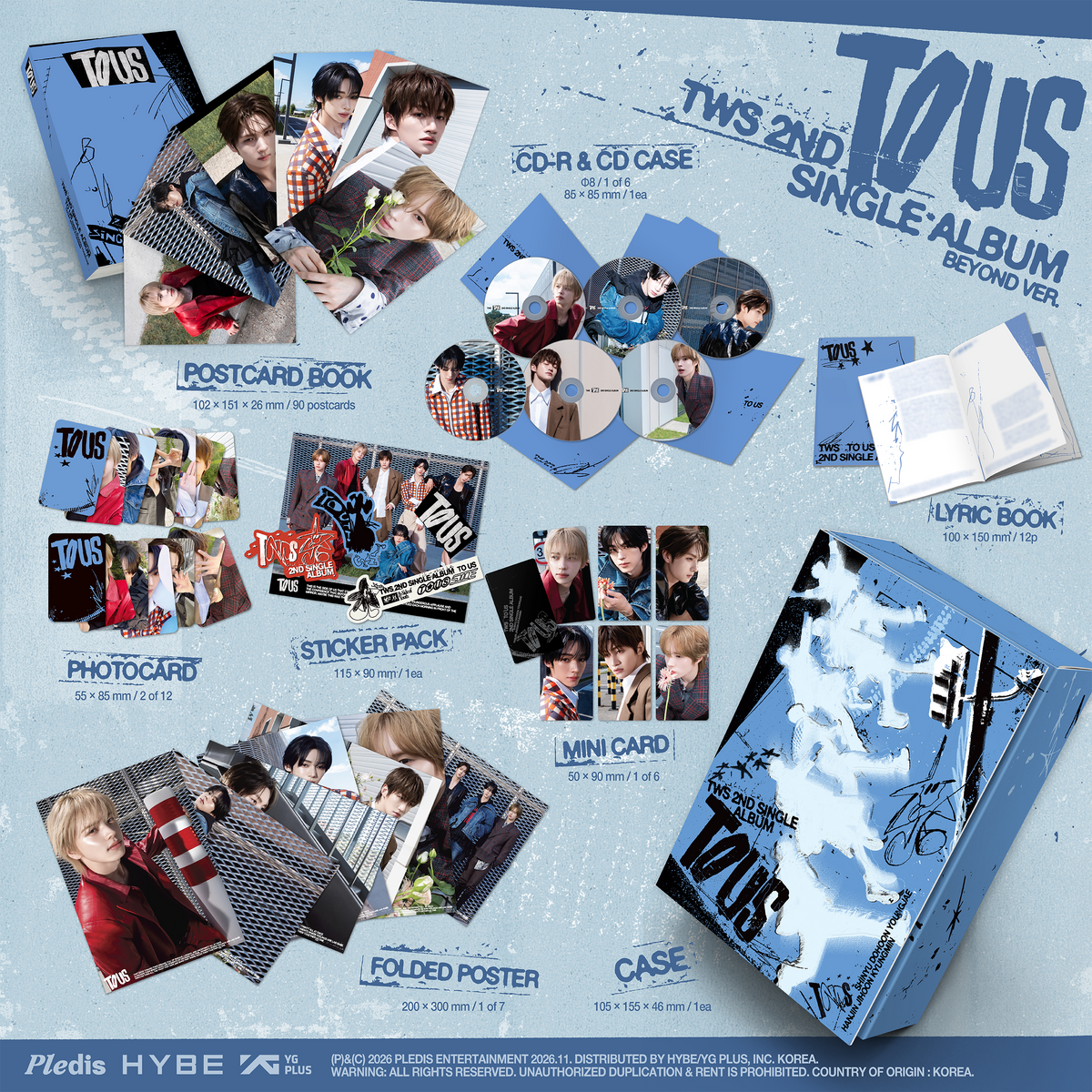 TWS 2nd Single Album  Beyond Ver. Detail