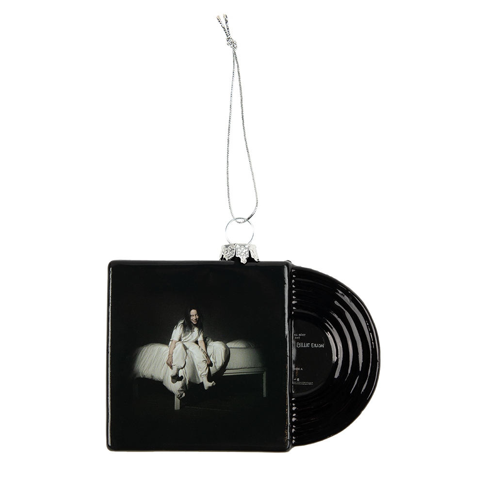 WHEN WE ALL FALL ASLEEP, WHERE DO WE GO? - Glass Holiday Ornament