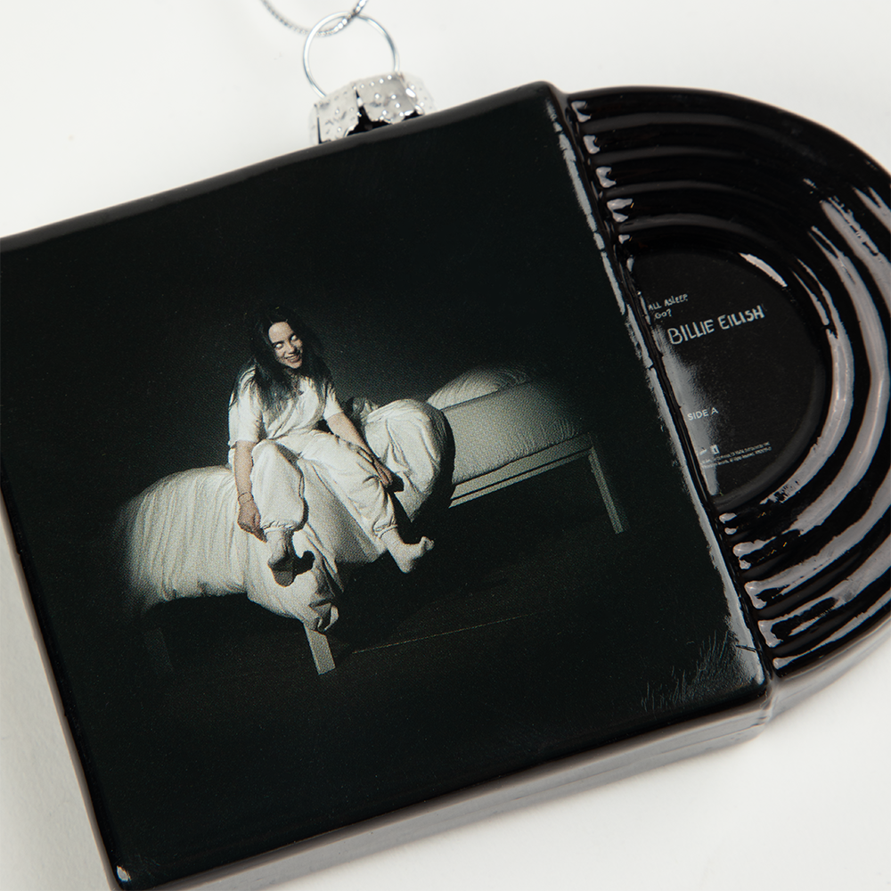 WHEN WE ALL FALL ASLEEP, WHERE DO WE GO? - Glass Holiday Ornament