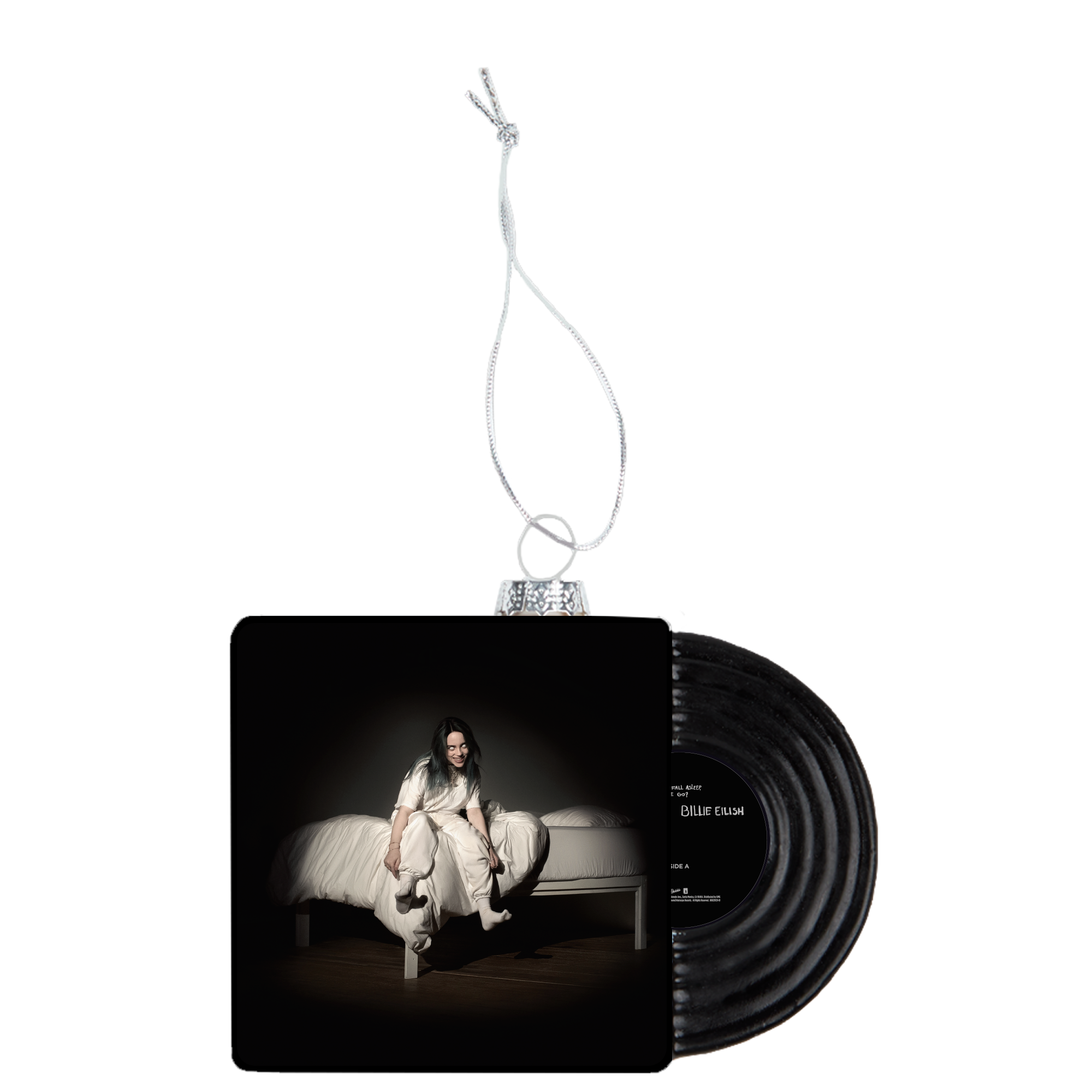 WHEN WE ALL FALL ASLEEP, WHERE DO WE GO? - Glass Holiday Ornament