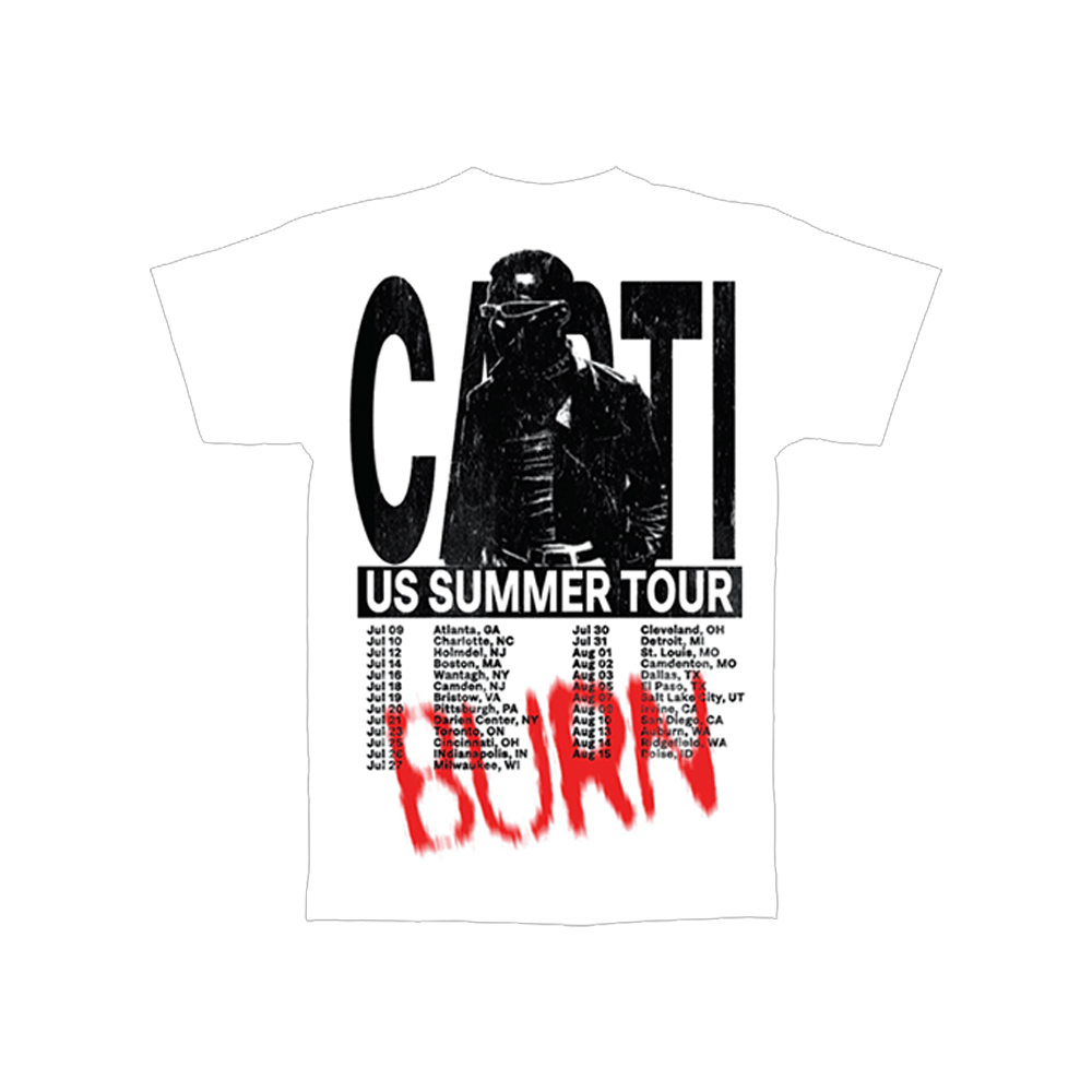 Burn Tee back