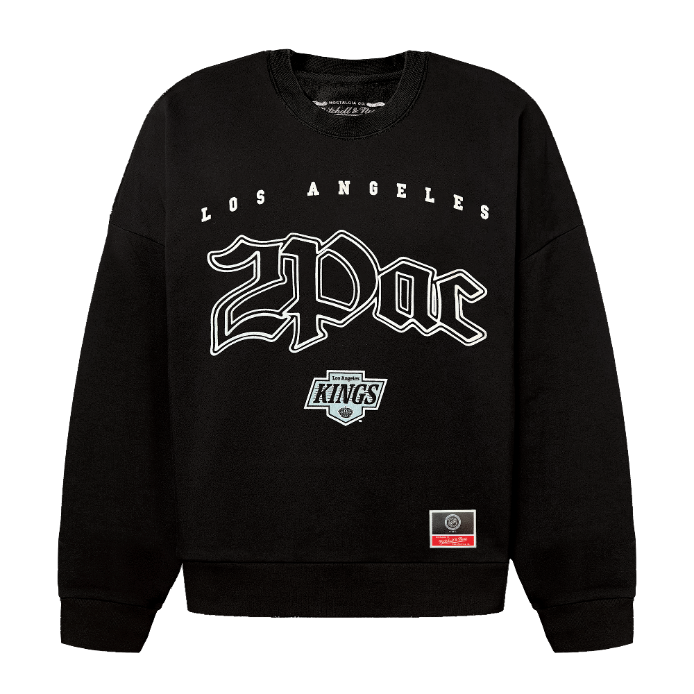 2Pac x LA Kings Mitchell & Ness Crewneck Front 