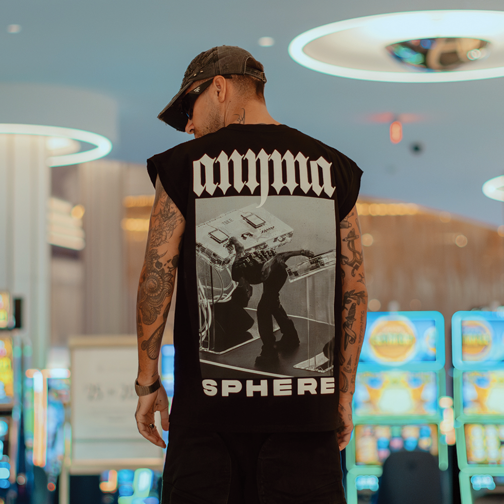 Controller Tee (Black) Back Lifestyle Shot 2 