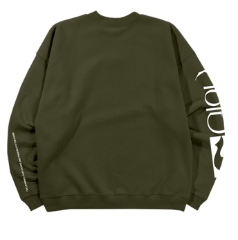 Glory Olive Green Sweatshirt (US Exclusive) Back
