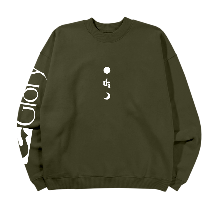 Glory Olive Green Sweatshirt (US Exclusive) Front