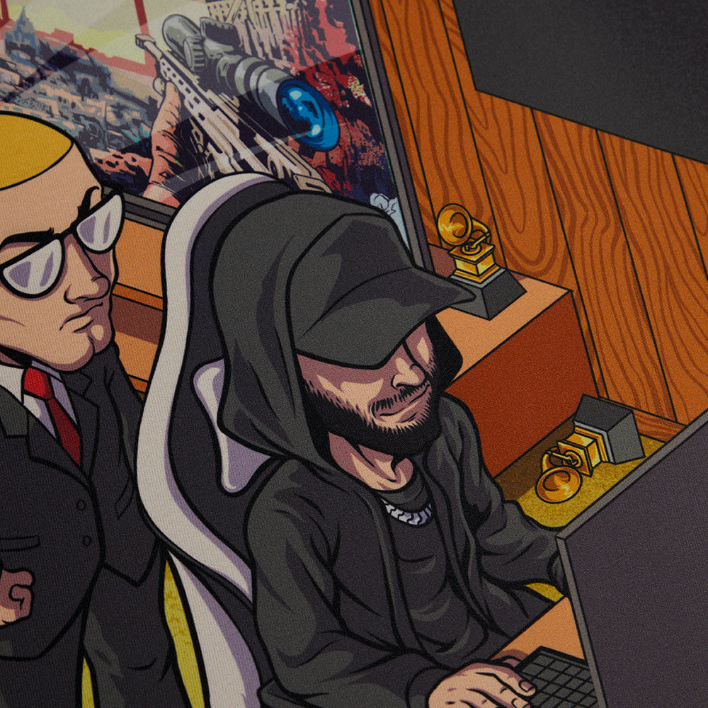 Shady Pro-Quality Deskmat (Woven Edge) - Interscope Records