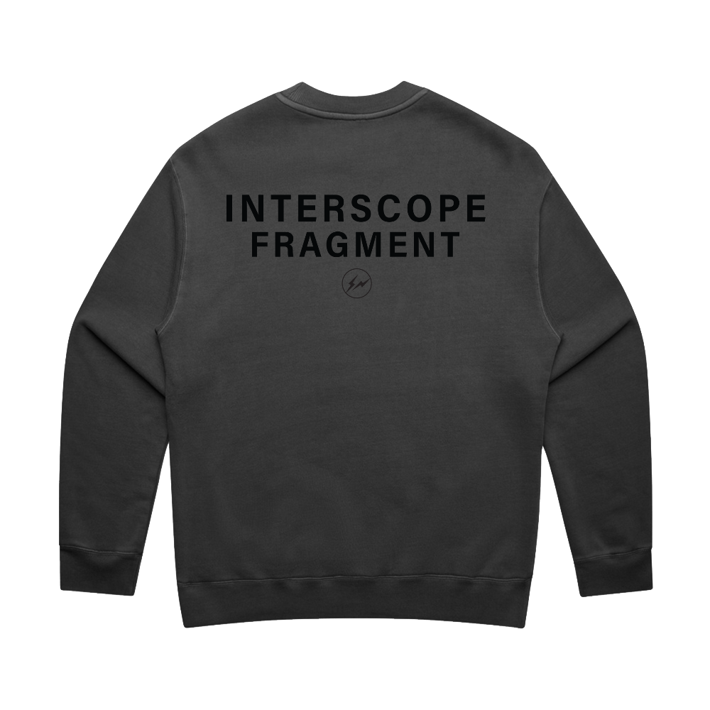 Fragment x Interscope Crewneck - Charcoal