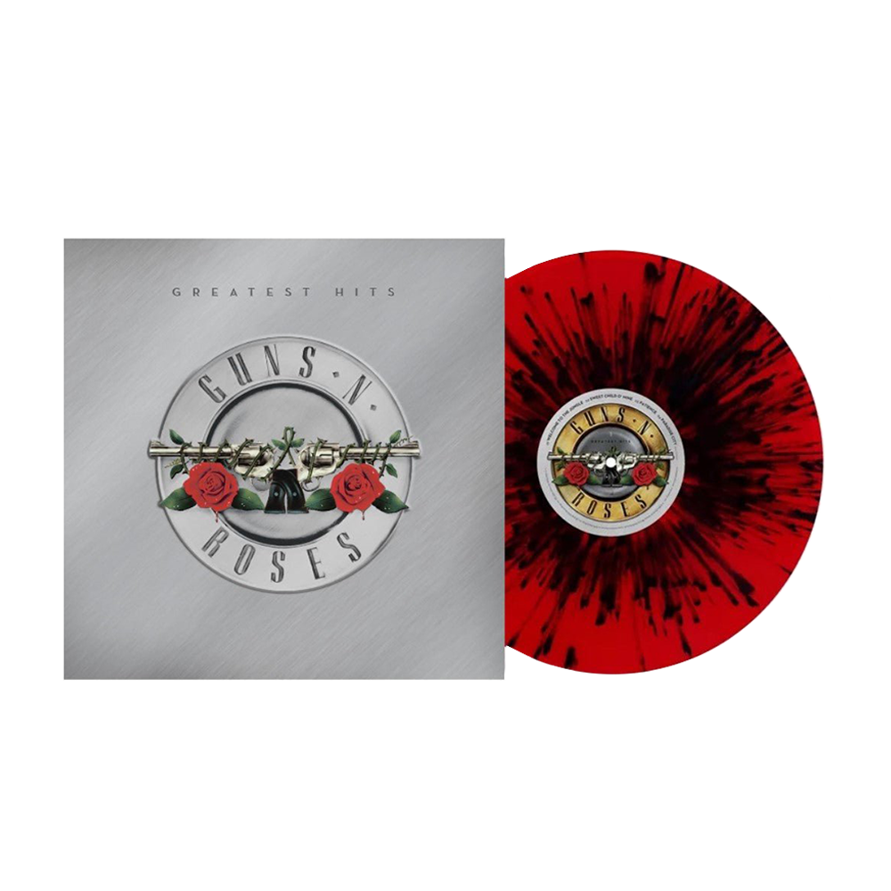 Guns N' Roses Greatest Hits Black And Red Splatter Vinyl