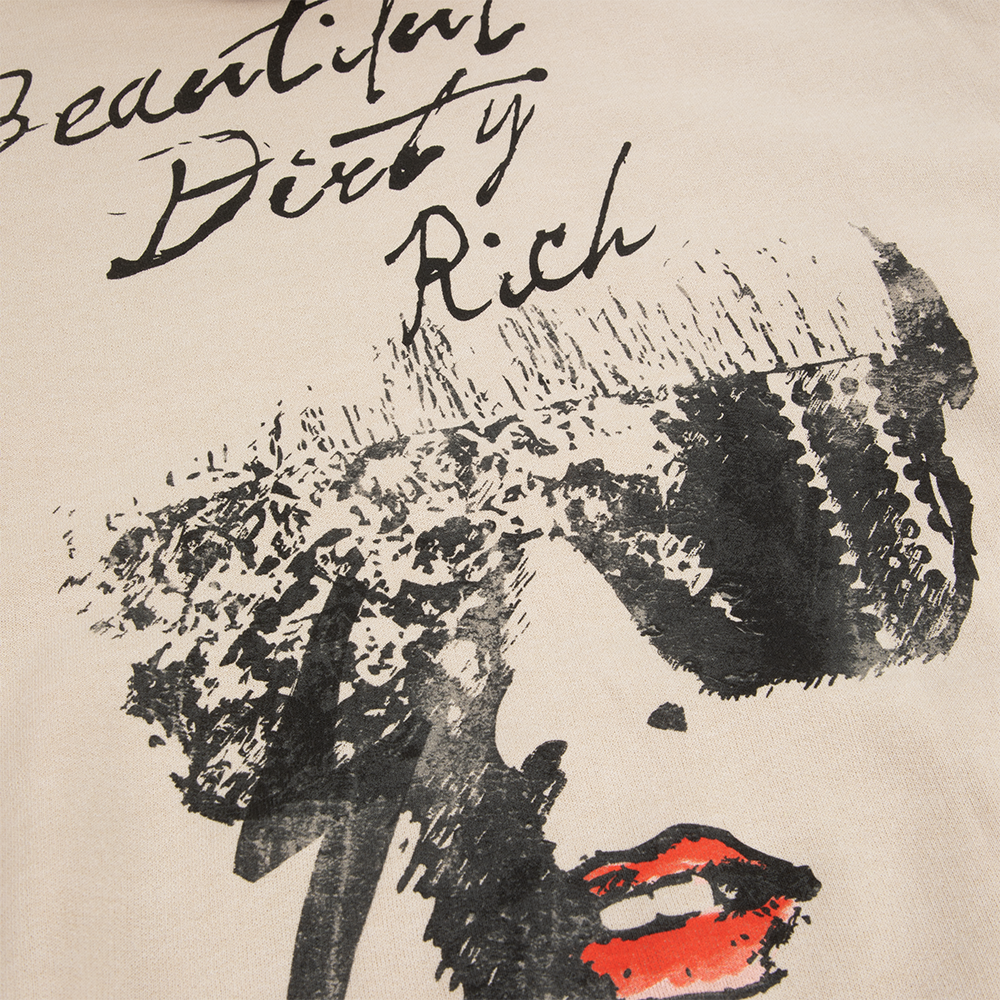 Back Print Dirty Rich Hoodie