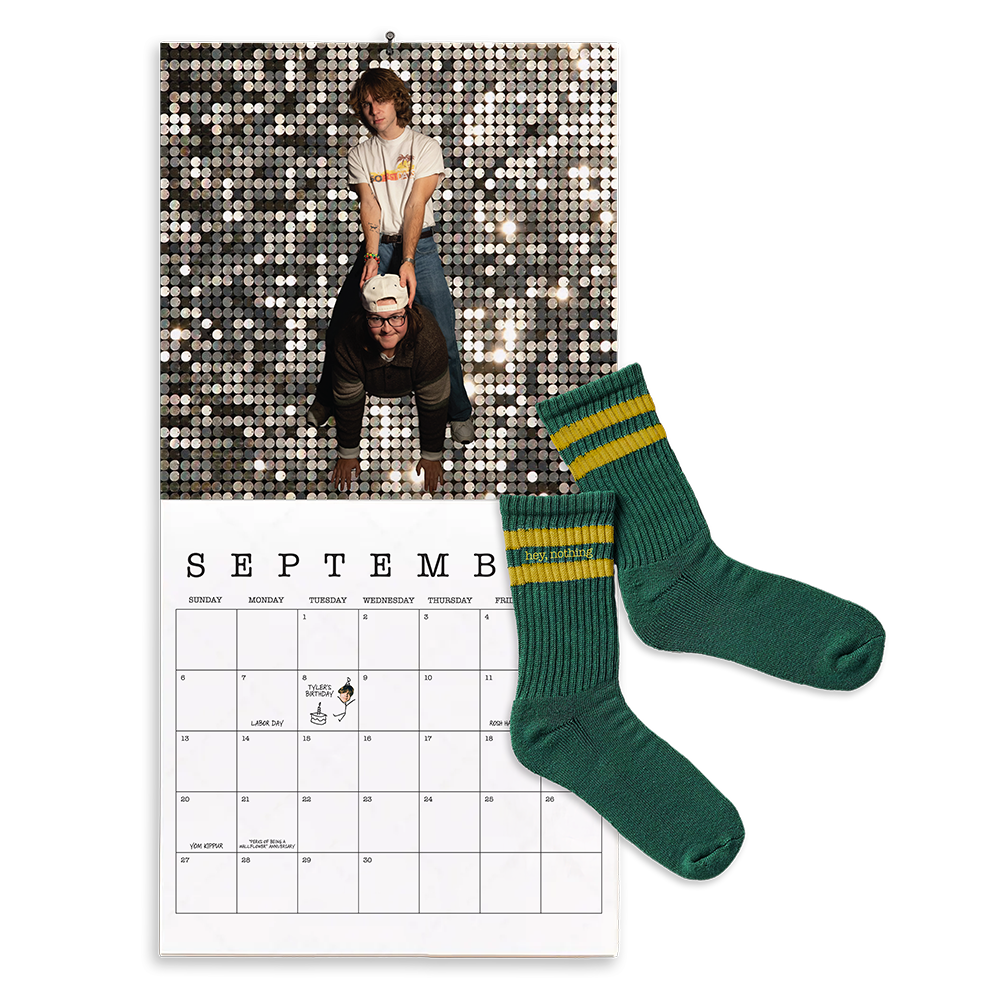 hey, nothing Socks + Calendar Gift Pack
