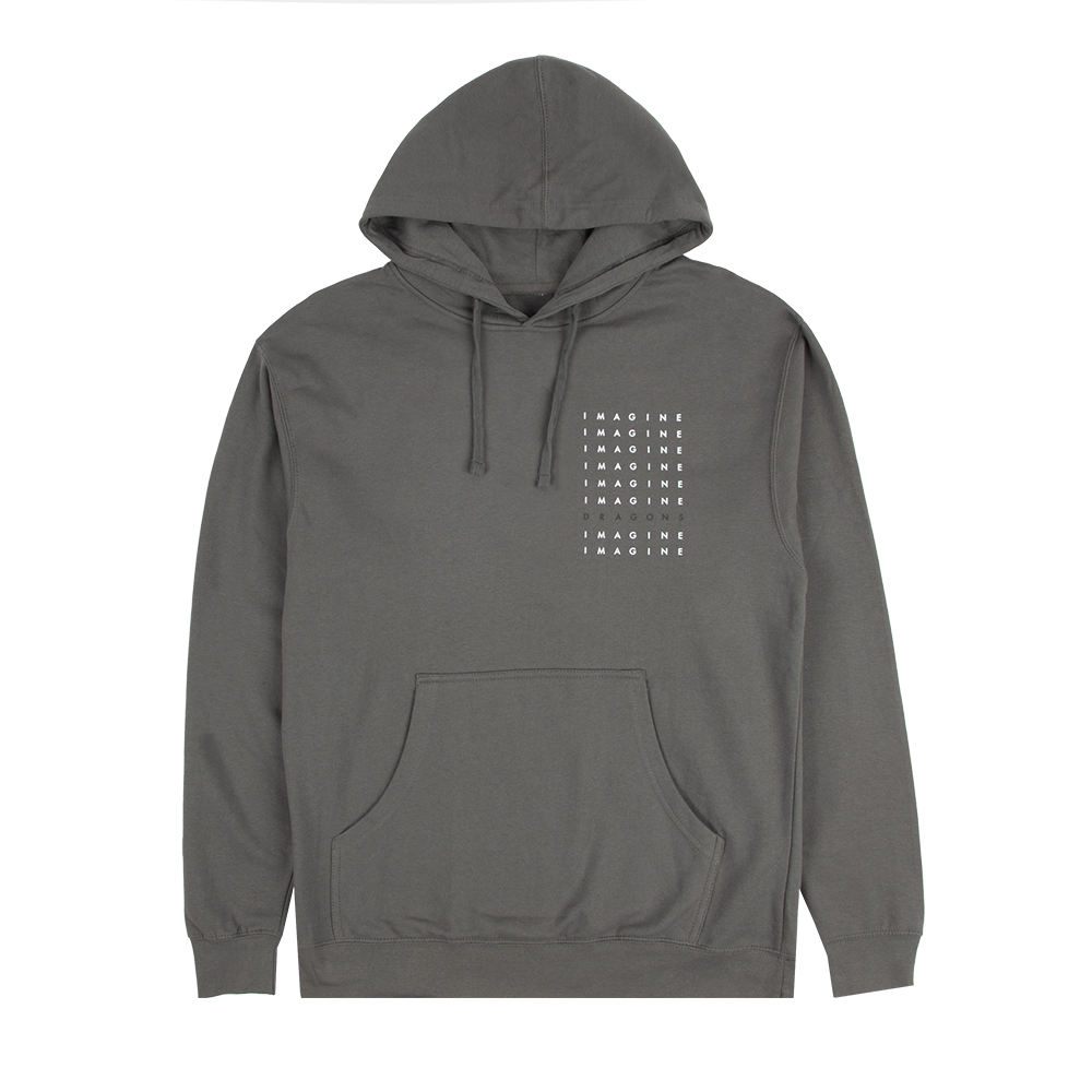 Imagine Dragons Charcoal Stacked Hoodie