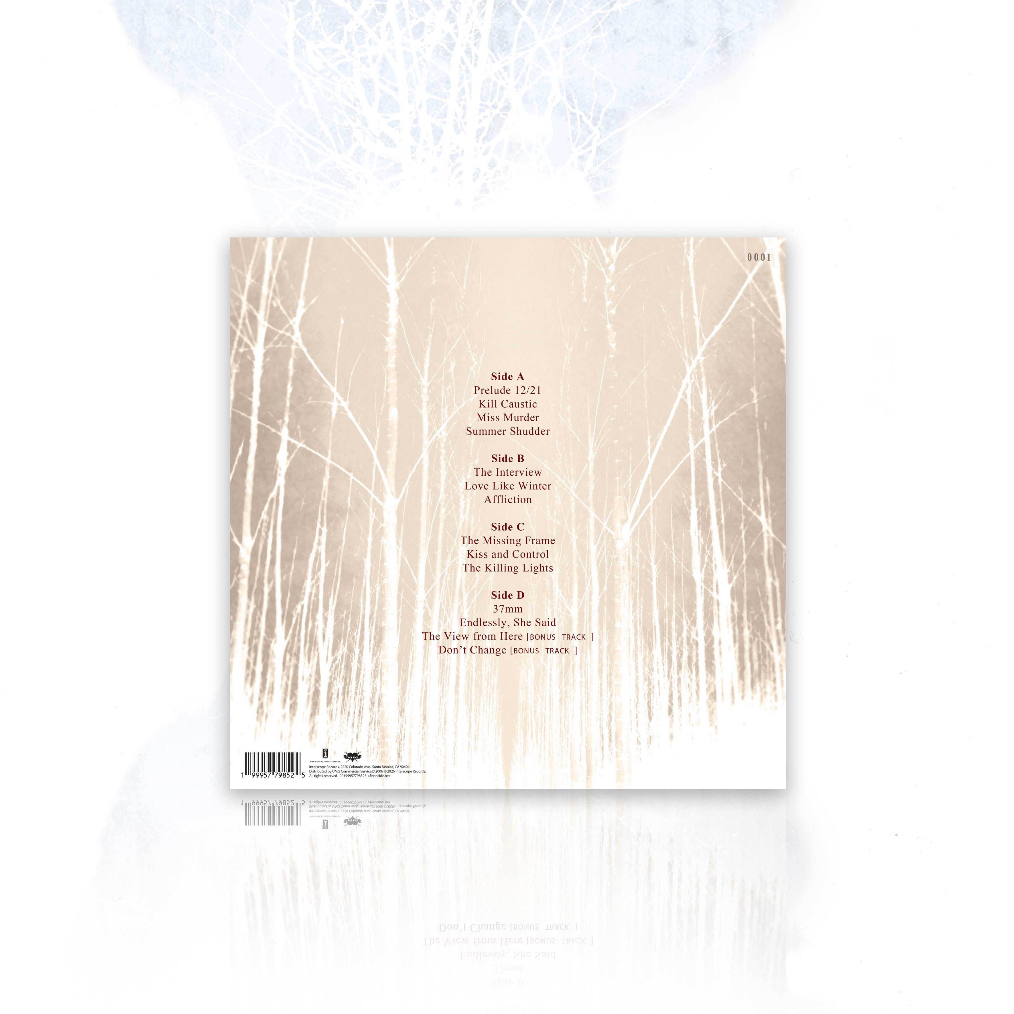 AFI - Decemberunderground IVC Edition back 
