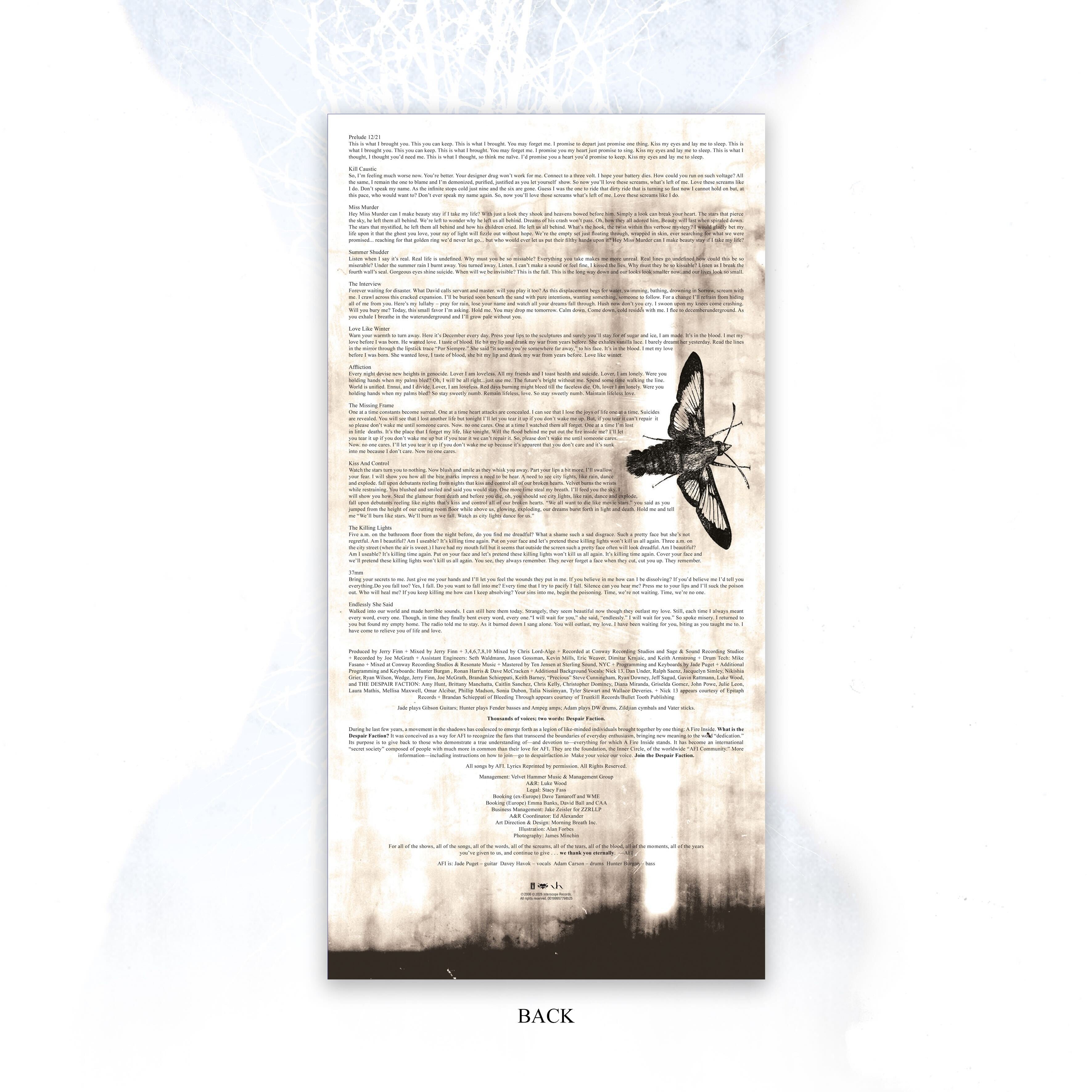 Interscope Vinyl Collective - International poster back