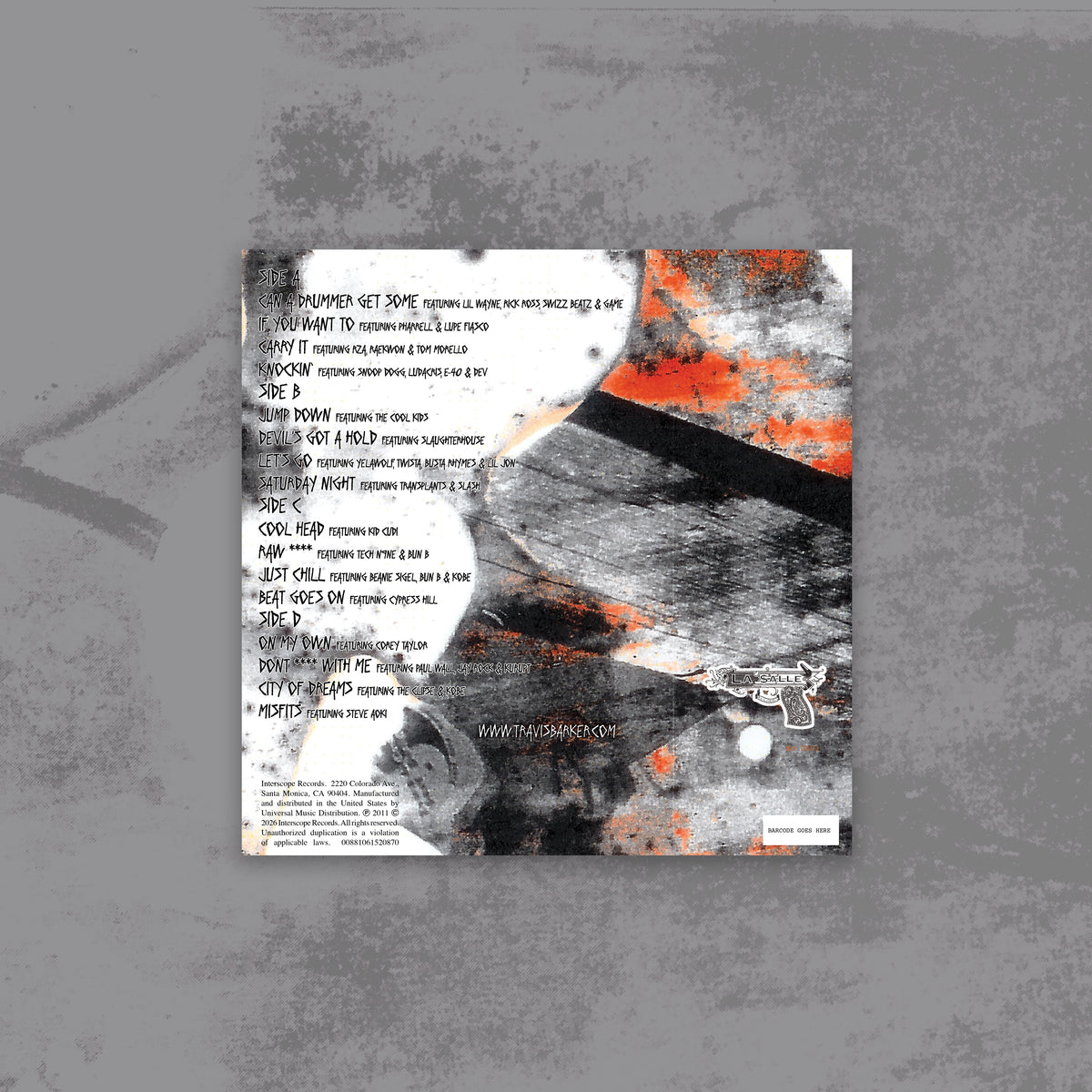 Travis Barker - Give the Drummer Some IVC Edition Back