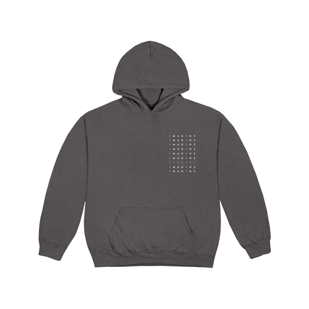 Imagine Dragons Charcoal Stacked Hoodie