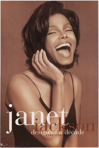 Janet Jackson Design of a Decade Vintage Poster