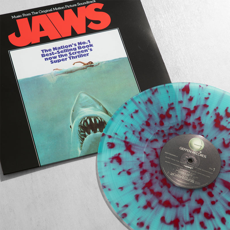 JAWS (50th Anniversary) “Blood in the Water” Splatter Vinyl ...