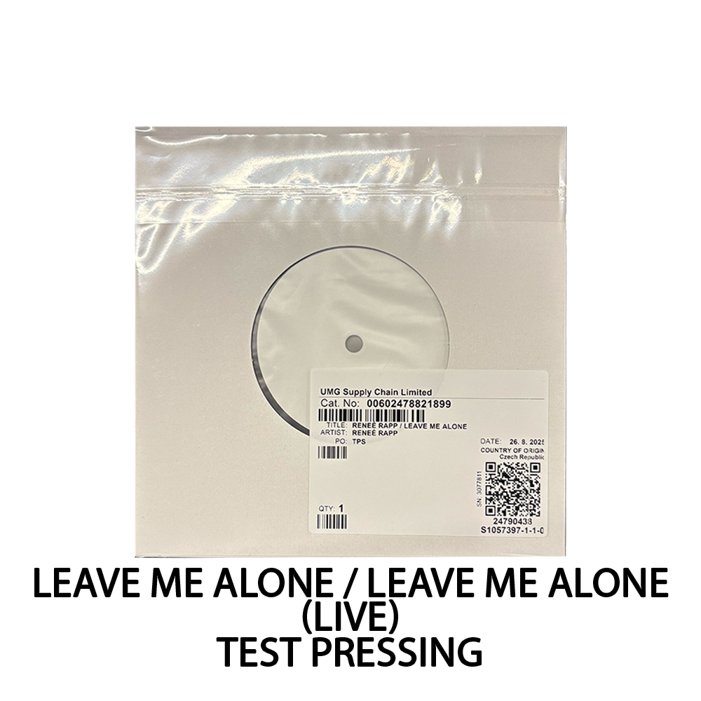 Leave Me Alone / Leave Me Alone (LIVE) 7" Test Pressing