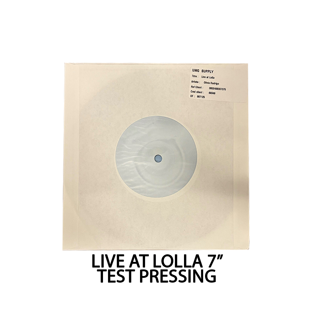 Olivia x Weezer Live At Lolla 7" Test Pressing