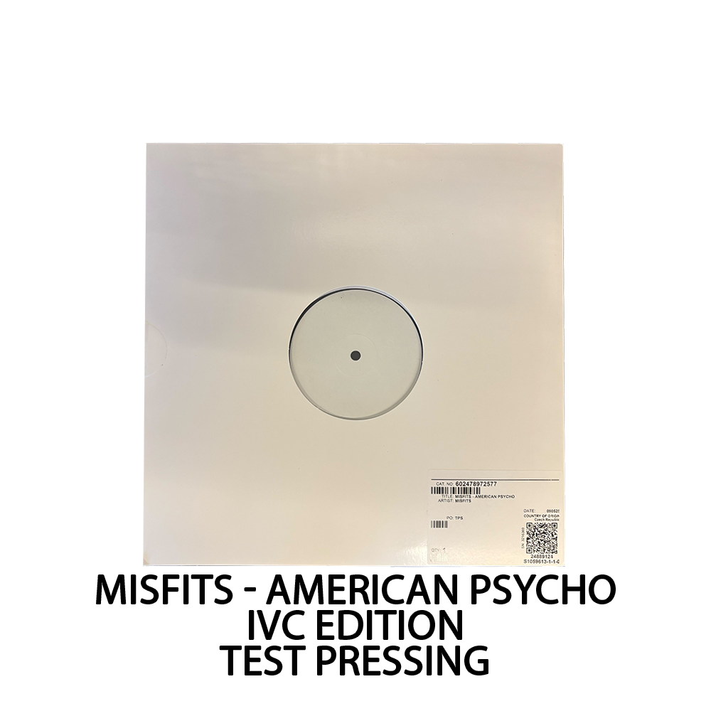 American Psycho IVC Edition Test Pressing Interscope Records american-psycho-ivc-edition-test-pressing-interscope-records