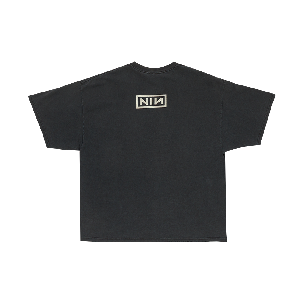 Nine Inch Nails Maglietta Uomo Con Logo Pretty Hate Machine – T-shirt Ufficiale Della Band, Colore Nero - 5