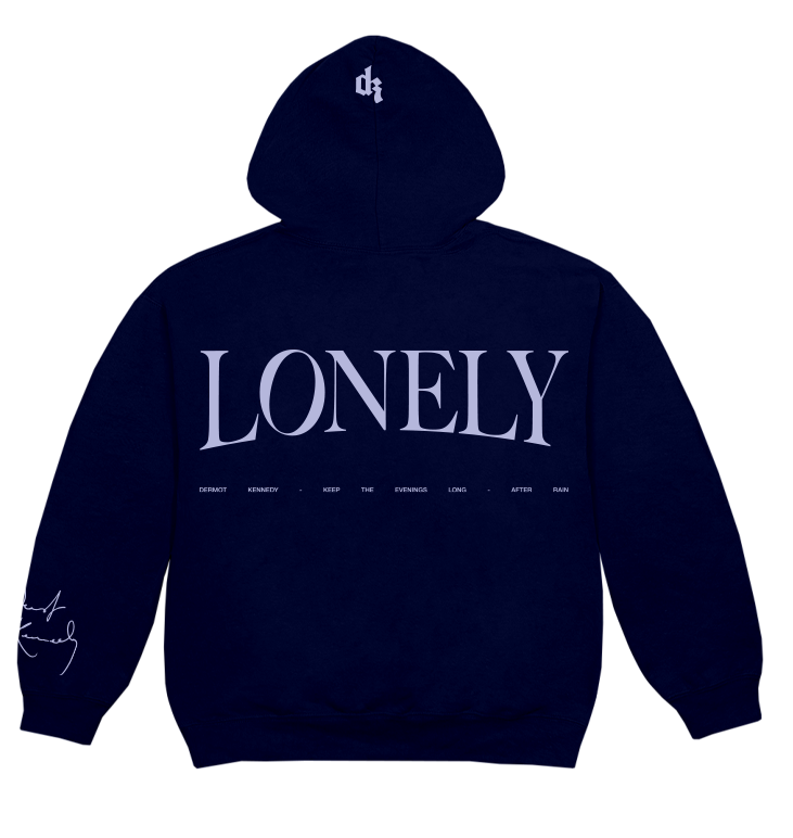 After Rain Navy Blue Hoodie (US Exclusive) Back