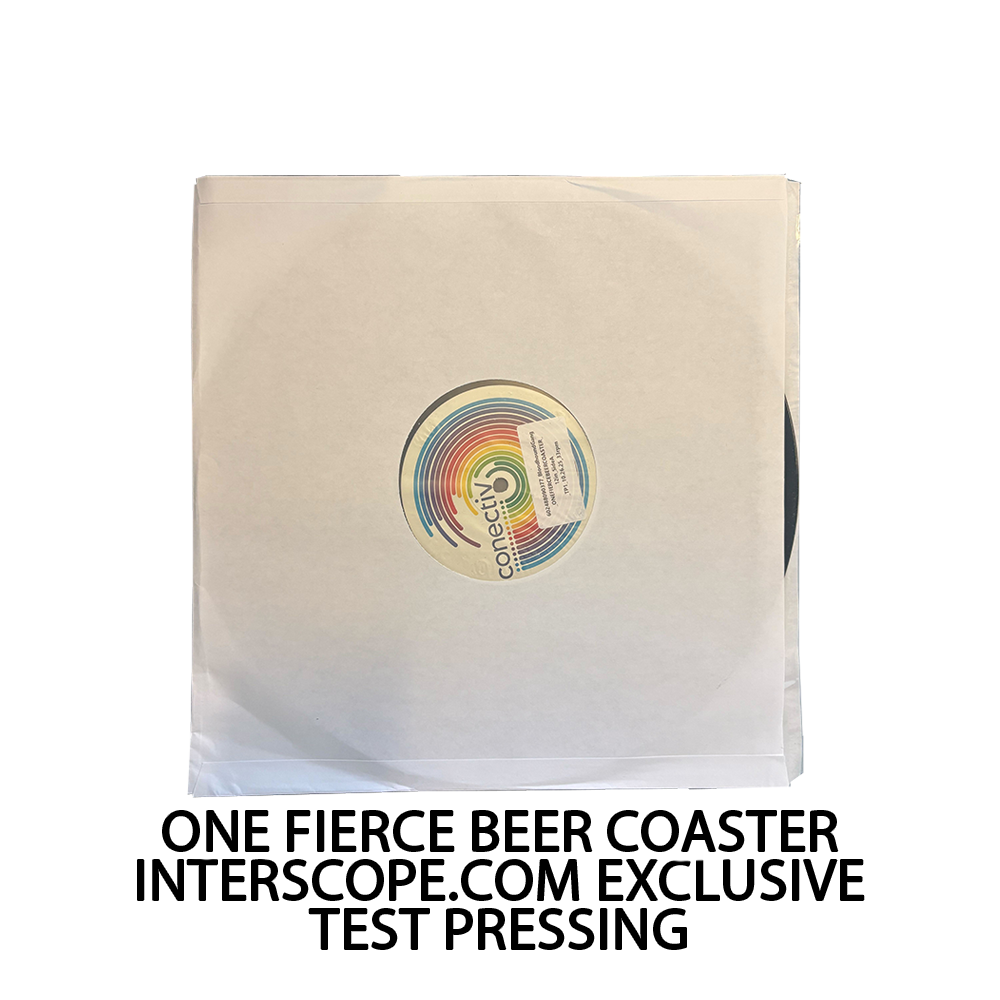 One Fierce Beer Coaster Test Pressing